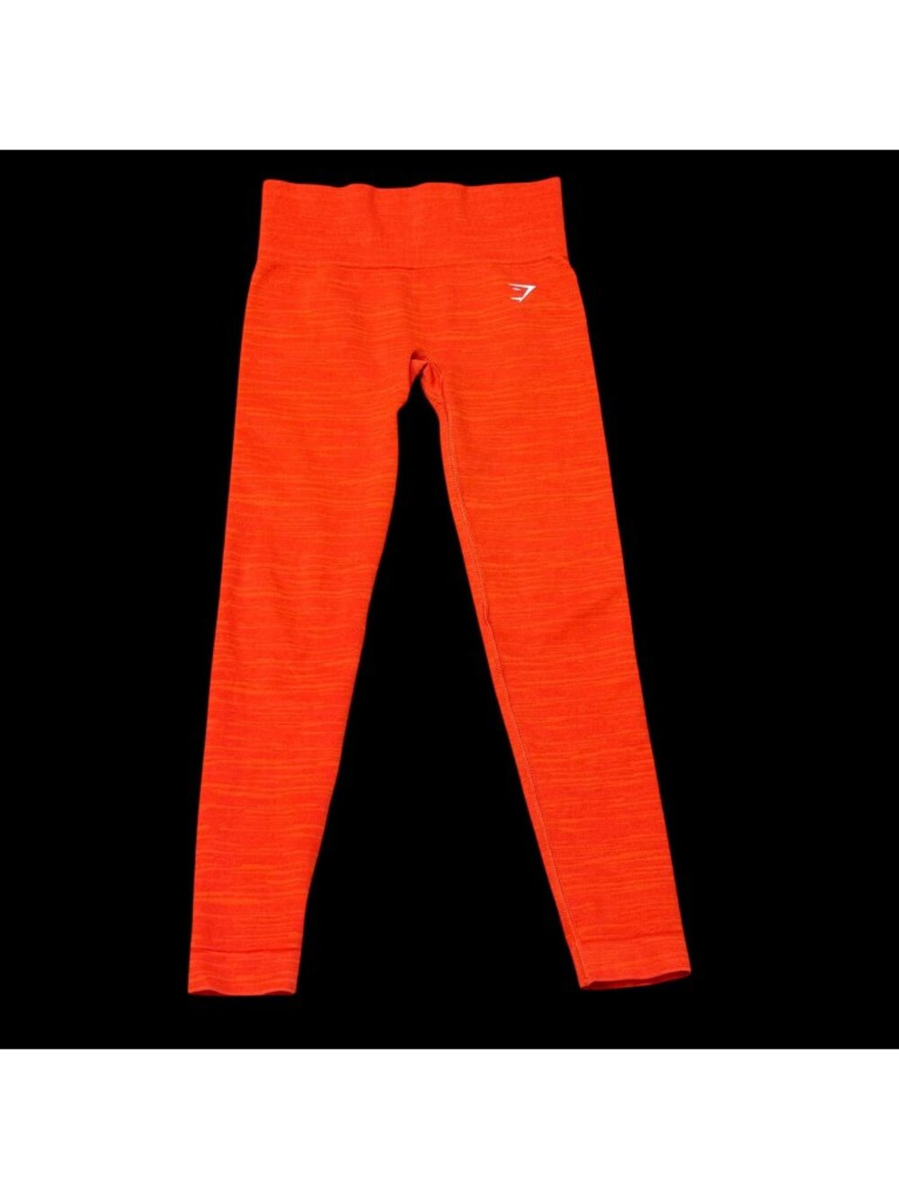 Gymshark Womens High-Waist Seamless Leggings XS Bright Orange Stretchy Activewea
